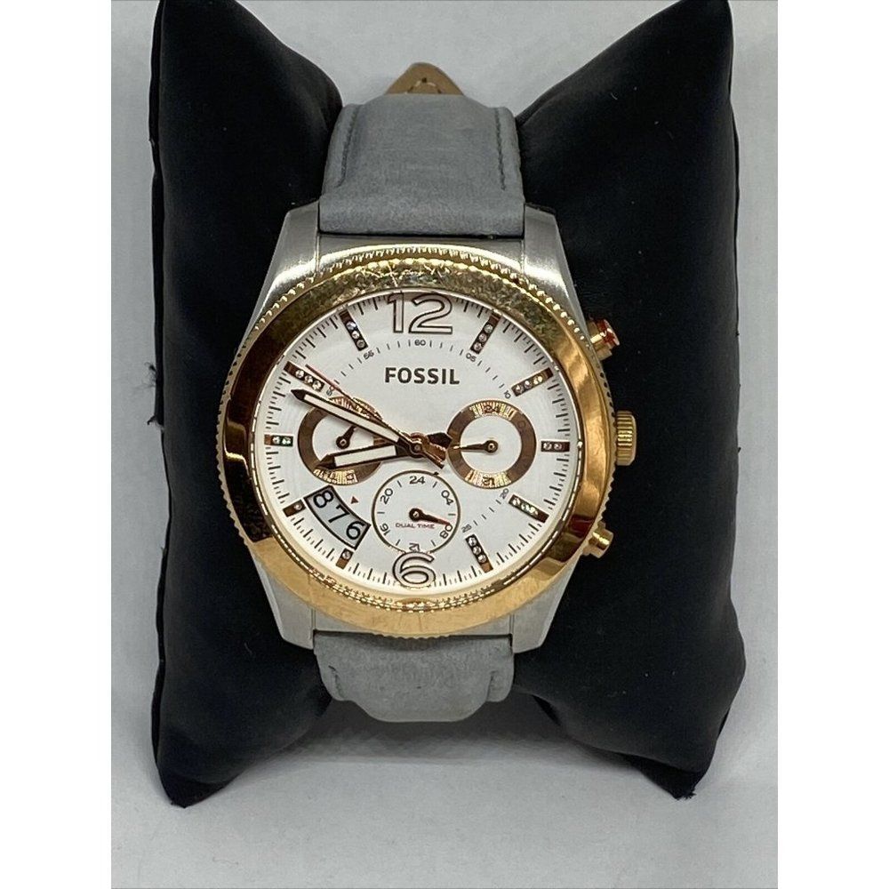Fossil Perfect Boyfriend ES3884 Women's Gray Band
